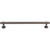 Top Knobs TK3005AG: 8-13/16" cc Ellis Bit Cabinet Pull - Ash Gray