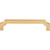 Top Knobs TK3022HB: 5-1/16" cc Davenport Square Bar Cabinet Pull - Honey Bronze