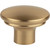 Top Knobs TK3051HB: 1-3/8" Julian Round Cabinet Knob - Honey Bronze