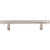 Top Knobs TK3052BSN: 3-3/4" cc Julian Round Bar Cabinet Pull - Brushed Satin Nickel