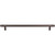 Top Knobs TK3056AG: 8-13/16" cc Julian Round Bar Cabinet Pull - Ash Gray