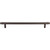 Top Knobs TK3059AG: 18" cc Julian Round Bar Cabinet Pull - Ash Gray