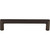 Top Knobs TK794AG: 5-1/16" cc Lydia Bar Cabinet Pull - Ash Gray