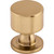 Top Knobs TK820HB: 1" Lily Round Cabinet Knob - Honey Bronze