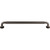 Top Knobs TK828AG: 12" cc Lily D-Handle Appliance Pull - Ash Gray