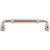 Top Knobs TK884PN: 5-1/16" cc Brixton D-Handle Cabinet Pull - Polished Nickel