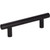Jeffrey Alexander 146MB: 96mm cc Key West Round Bar Cabinet Pull - Matte Black