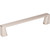 Jeffrey Alexander 177-128SN: 128mm cc Boswell Square Bar Cabinet Pull - Satin Nickel