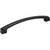 Jeffrey Alexander 549-160MB: 160mm cc Merrick Arch Bar Cabinet Pull - Matte Black