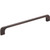 Jeffrey Alexander 264-192DBAC: 192mm cc Alvar Round Bar Cabinet Pull - Brushed Oil Rubbed Bronze