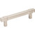 Jeffrey Alexander 293-96SN: 96mm cc Zane Bit Pull Cabinet Pull - Satin Nickel