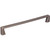 Jeffrey Alexander 177-192BNBDL: 192mm cc Boswell Square Bar Cabinet Pull - Brushed Pewter