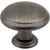 Elements 3940-BNBDL: 1-3/16" Gatsby Round Cabinet Knob - Brushed Pewter