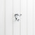 Elements YD10-231PC:  2-5/16" Double Wall Hook - Polished Chrome