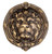 Brass Accents  8-3/8" Leo Lion Door Knocker -  Antique Brass