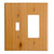 Sierra Lifestyles 682572: Traditional Single Toggle/Single Rocker Switchplate - Alder