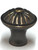 Cal Crystal VB-9-US5: 1-¼ Vintage Melon Cabinet Knob - Antique Brass