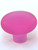 Cal Crystal 1-502-2: 1-7/16" Exxel Mushroom Cabinet Knob - Frost Fuchsia