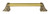 Notting Hill NHO-502-AB-16PL: 12"cc Florid Leaves Appliance Pull w/Plain Bar - Antique Brass