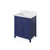 Jeffrey Alexander 30" Chatham Single Bowl Vanity - Hale Blue Cabinet with Calacatta Vienna Quartz Top