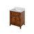 Jeffrey Alexander 30" Chatham Single Bowl Vanity - Chocolate Cabinet with White Carrara Marble Top
