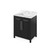 Jeffrey Alexander 30" Cade Single Bowl Vanity - Black Cabinet with Calacatta Vienna Quartz Top
