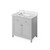 Jeffrey Alexander 36" Chatham Single Bowl Vanity - Grey Cabinet with Calacatta Vienna Quartz Top