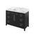 Jeffrey Alexander 48" Cade Single Bowl Vanity - Black Cabinet with Calacatta Vienna Quartz Top
