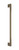 Omnia 1969/305.5: 12" cc Elite Square Bar Cabinet Pull - Antique Brass Omnia 1969/305.5: 12" cc Elite Square Bar Cabinet Pull - Antique Brass