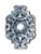 Hawk Hill BP16CC:  Ornate Door Bell - Charcoal