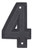 Hawk Hill CN4BR: 4-3/4" Classic Numeral 4 - Bronze