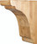 Hardware Resources COR33-3HMP: Minimalist Corbel - Hard Maple