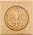 Hardware Resources FDLROS3ALD: Fleur-de-Lis Rosette - Alder