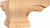 Hardware Resources PFCS-ALD: Corner Pedestal Foot - Alder