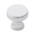 Belwith B077459-CH: 1-1/4" Brownstone Cabinet Knob - Chrome