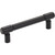 Top Knobs TK3112BLK: 3-3/4" cc Regent's Park Clarence Cabinet Pull - Flat Black