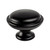 Berenson 9341-1055: 1-1/8" Traditional Advantage One Cabinet Knob - Matte Black