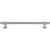 Top Knobs M2769: 12" cc Dakota Bit Cabinet Pull - Polished Nickel