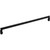 Top Knobs TK3137BLK: 12" cc Florham Round Bar Cabinet Pull - Flat Black