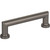 Top Knobs TK3151AG: 3-3/4" cc Morris D-Handle Cabinet Pull - Ash Gray