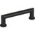 Top Knobs TK3151BLK: 3-3/4" cc Morris D-Handle Cabinet Pull - Flat Black