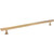 Atlas 446-WB: 18" cc Conga Appliance Pull - Warm Brass