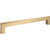 Atlas A677-WB: 12" cc Para Appliance Pull - Warm Brass