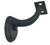 Acorn ACCBG: 2-1/2" Cast Iron Hand Rail Bracket - Black  Smooth Iron