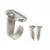Sugatsune HJ-20: 27mm Undermount Utility Hook - Satin Stainless Steel