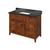 Jeffrey Alexander 48" Chatham Single Bowl Vanity - Chocolate Cabinet with Black Granite Top