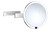 Smedbo FK491EP: Outline Wall-Mount Shaving/Make-Up Mirror w/LED Light - Polished Chrome
