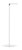 Smedbo FX636: Outline Lite Freestanding Toilet Paper Holder w/Spare Holder - Matte White