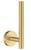 Smedbo HV320: Home Spare Toilet Paper Holder - Brushed Brass