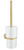 Smedbo HV333P: Home Wall-Mount Toilet Brush - Brushed Brass